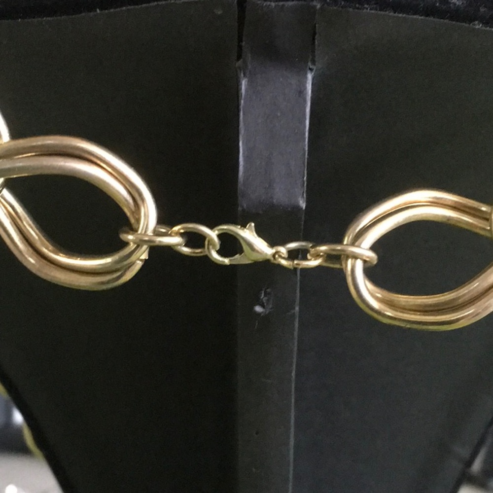 Large Chain Statement Necklace - image 3